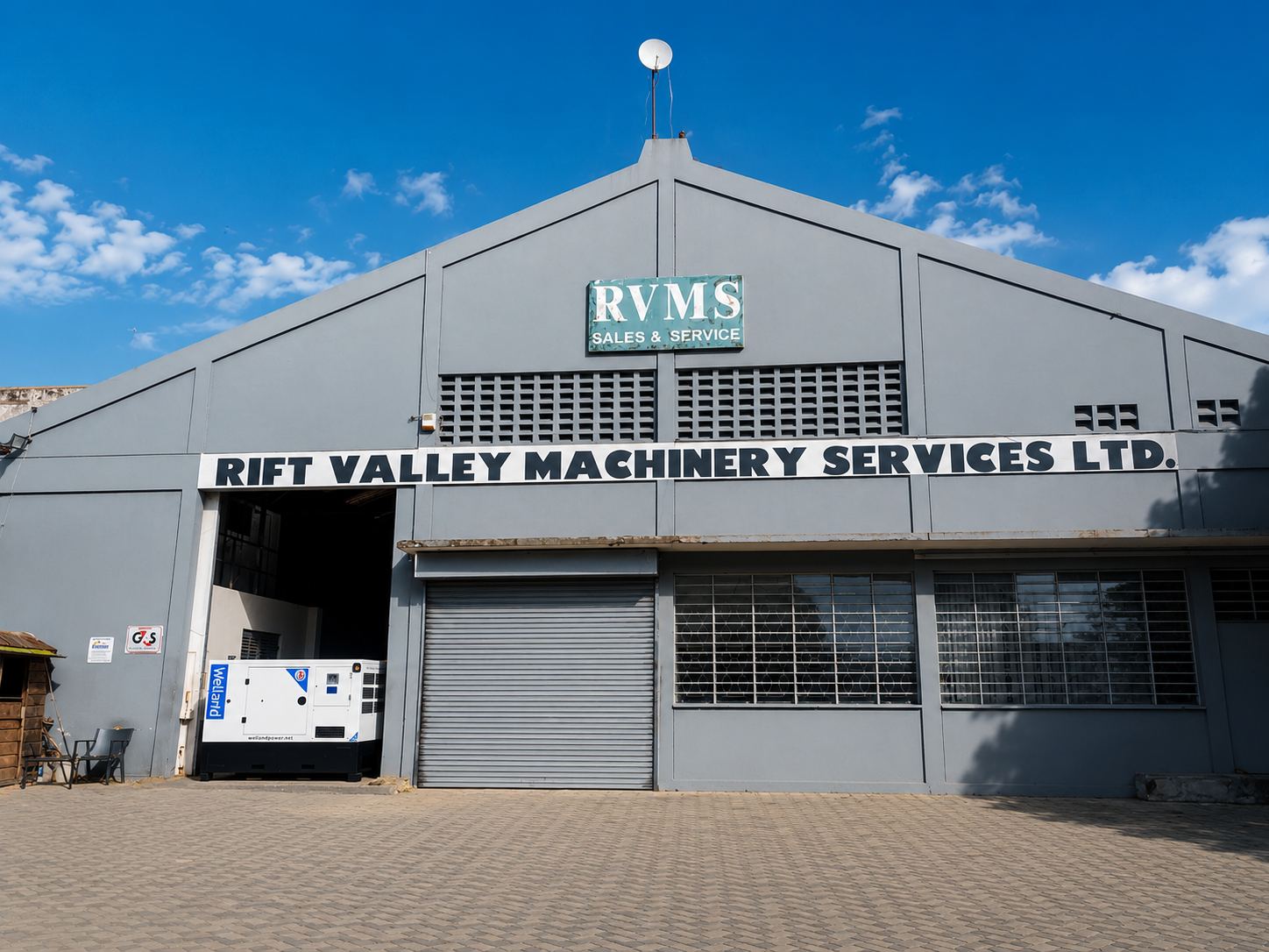 The Rift Valley Machinery Services building in Nairobi