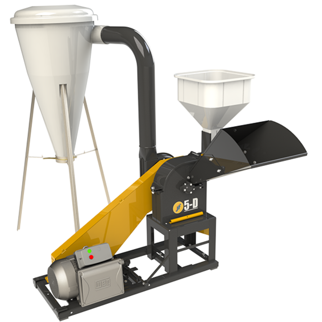 JF 5D HAMMER MILL C/W10HP HIGH SPEED MOTOR